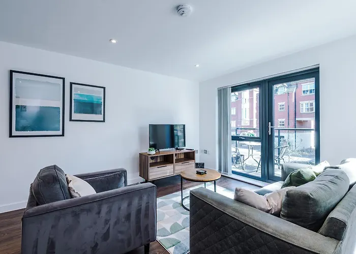 公寓 2 Bed Flat Centre With Free Parking