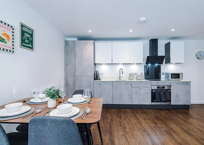 公寓 2 Bed Flat Centre With Free Parking